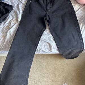 Abercrombie & Fitch Black Relaxed Jeans